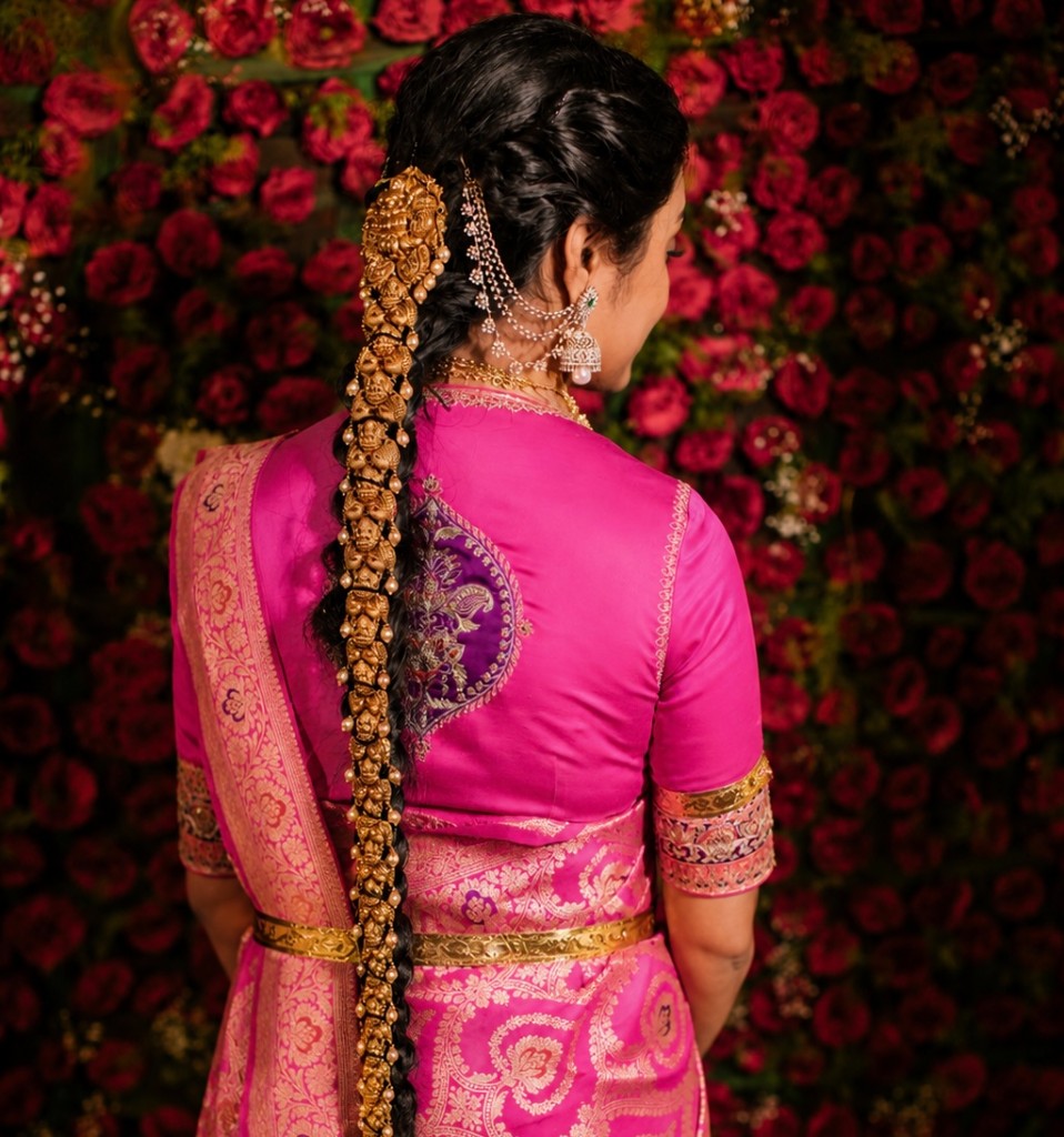 Aarya Design House — embroidered blouse back detail